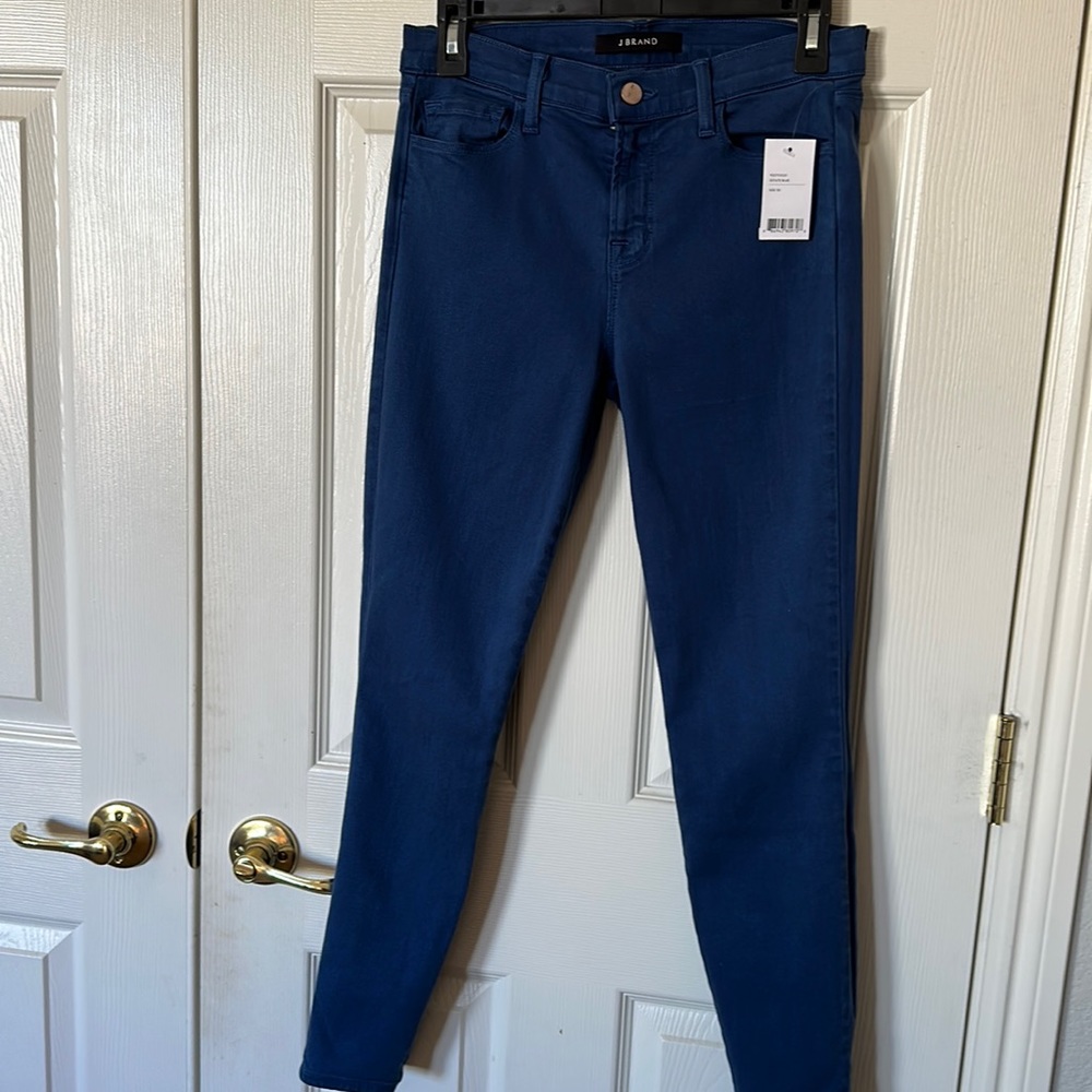 J Brand skinny crop jeans color estate blue size 30